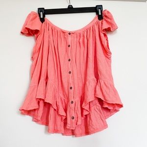 Free People Off the Shoulder Top